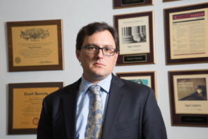 Lawyer Head Shot in Office