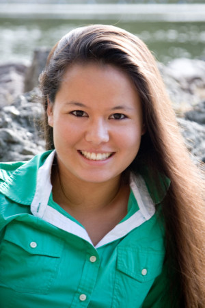 Classic headshot with rock background