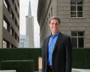 Executive portrait with Transamerica tower backdrop