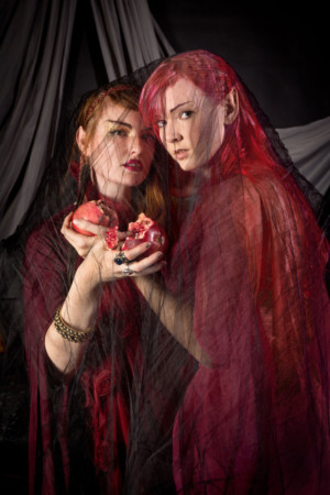 Persephone and Demeter with Pomegranate