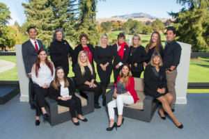Insurance Team portrait at Crow Canyon Country Club