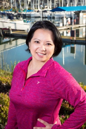 Fitness portrait at Ballena Bay