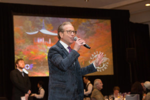 Emcee at a fundraiser