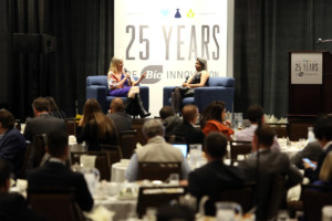 Fireside chat at a conference in San Francisco